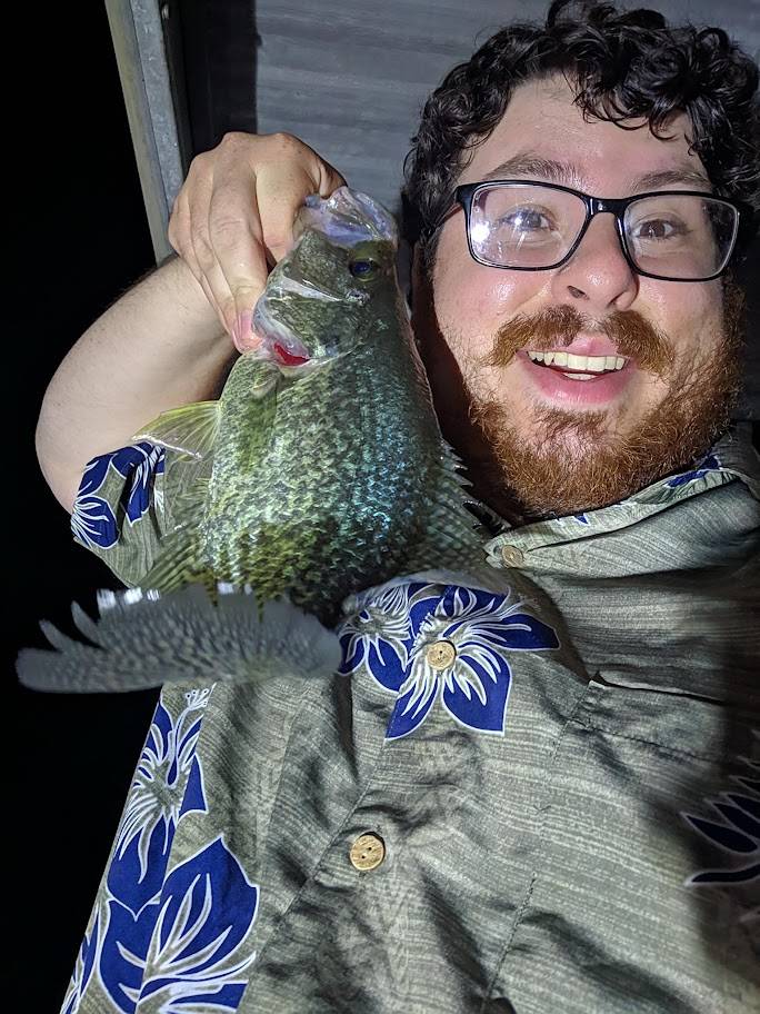 Kyle with crappie