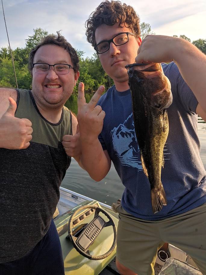 Bill and Doug with bass