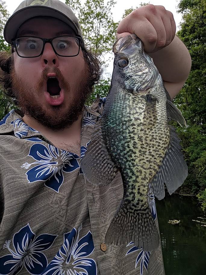 Kyle with crappie