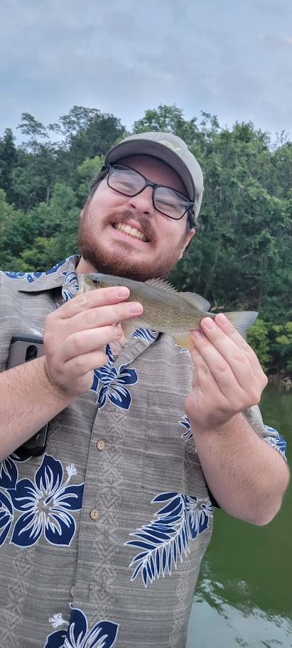 Kyle with smallmouth