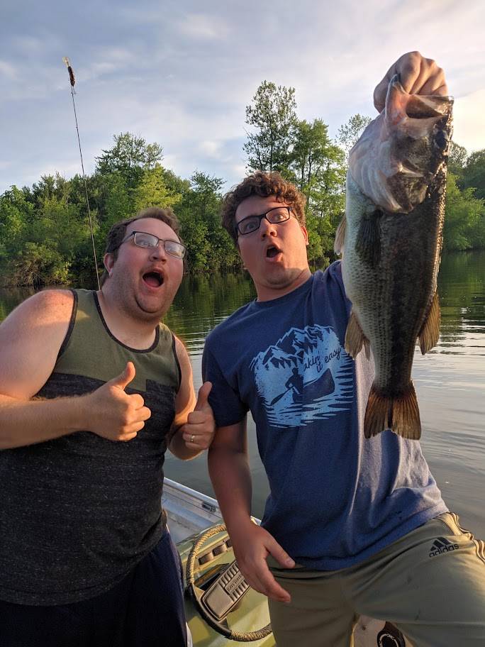 Bill and Doug with bass