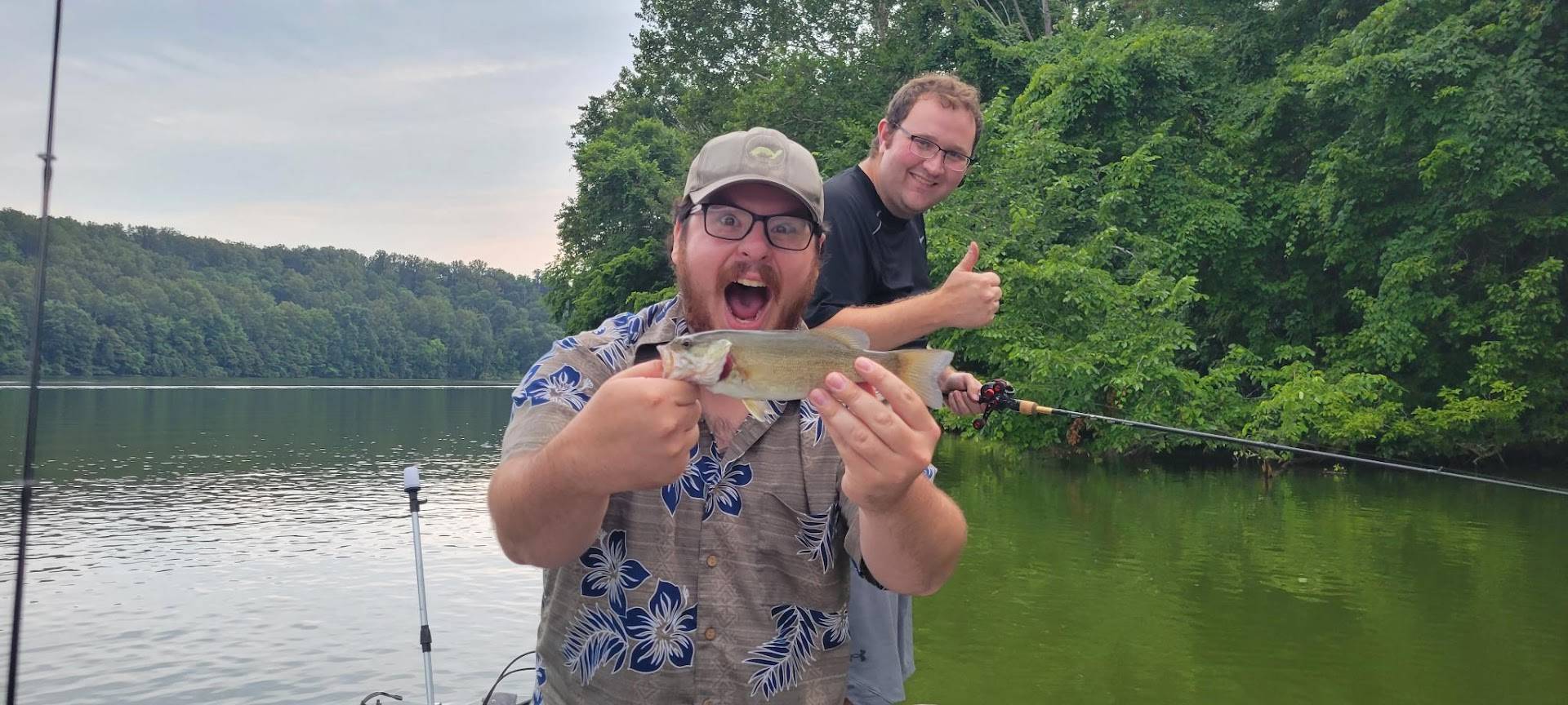 Kyle and Bill with smallie